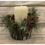 Gerson Woodland Battery Operated Candle