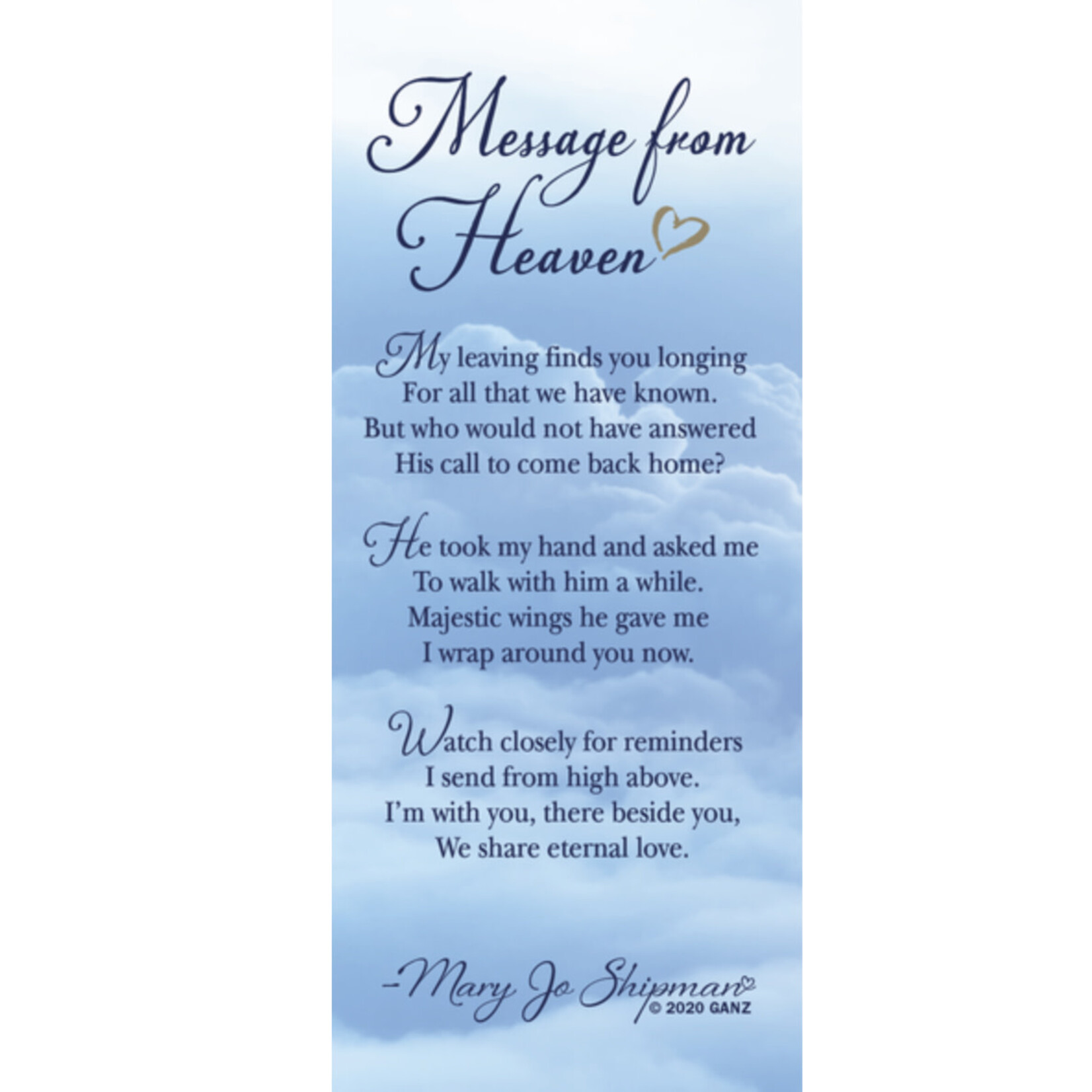 Ganz Message From Heaven Ornament
