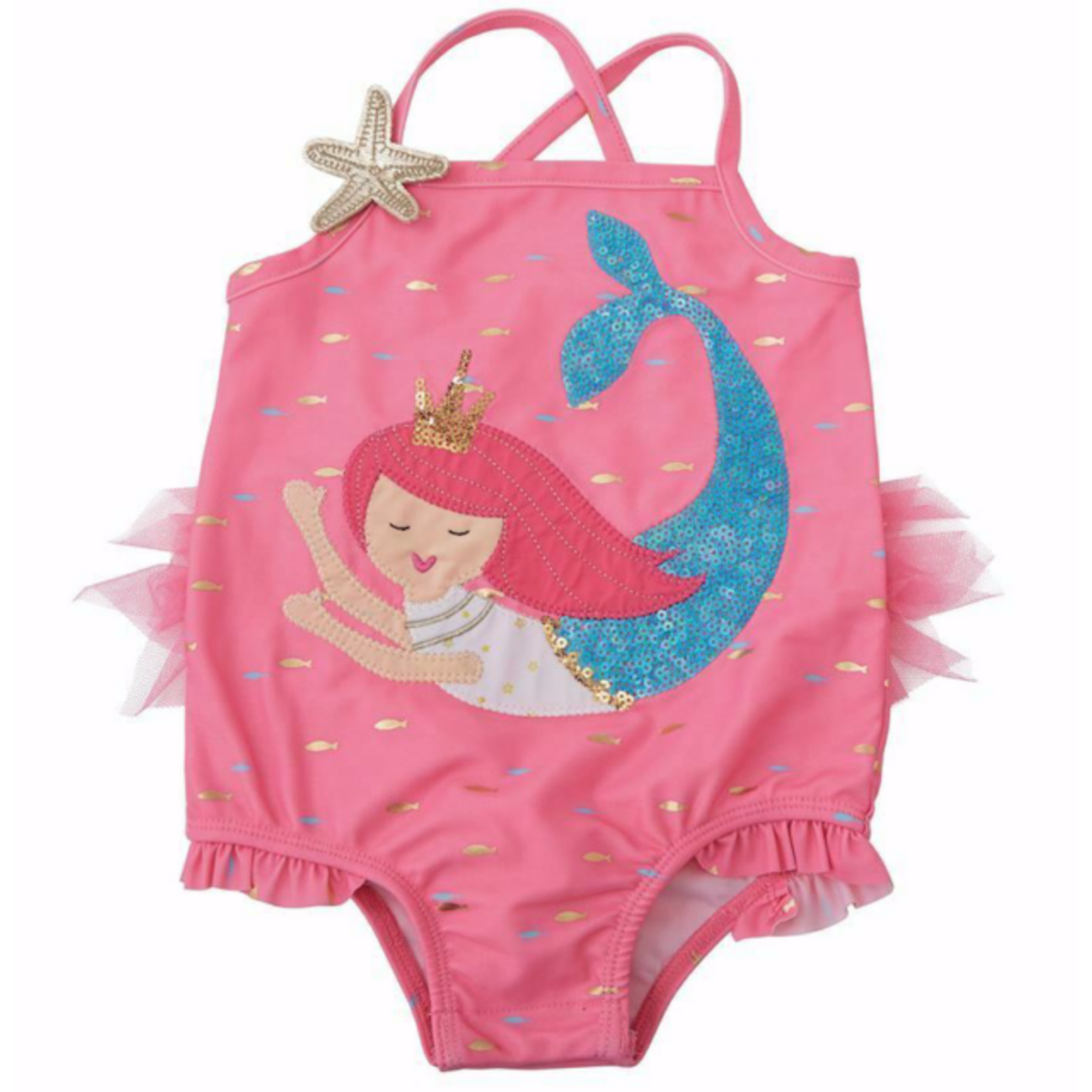 Mudpie Mudpie Mermaid Swimsuit 6-9 Months