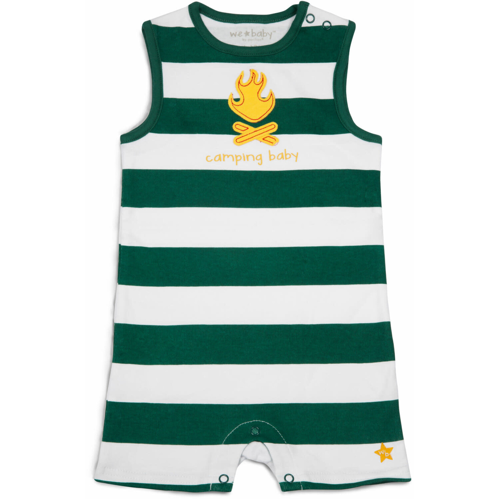 We Baby We Baby Camping Baby Boy Romper