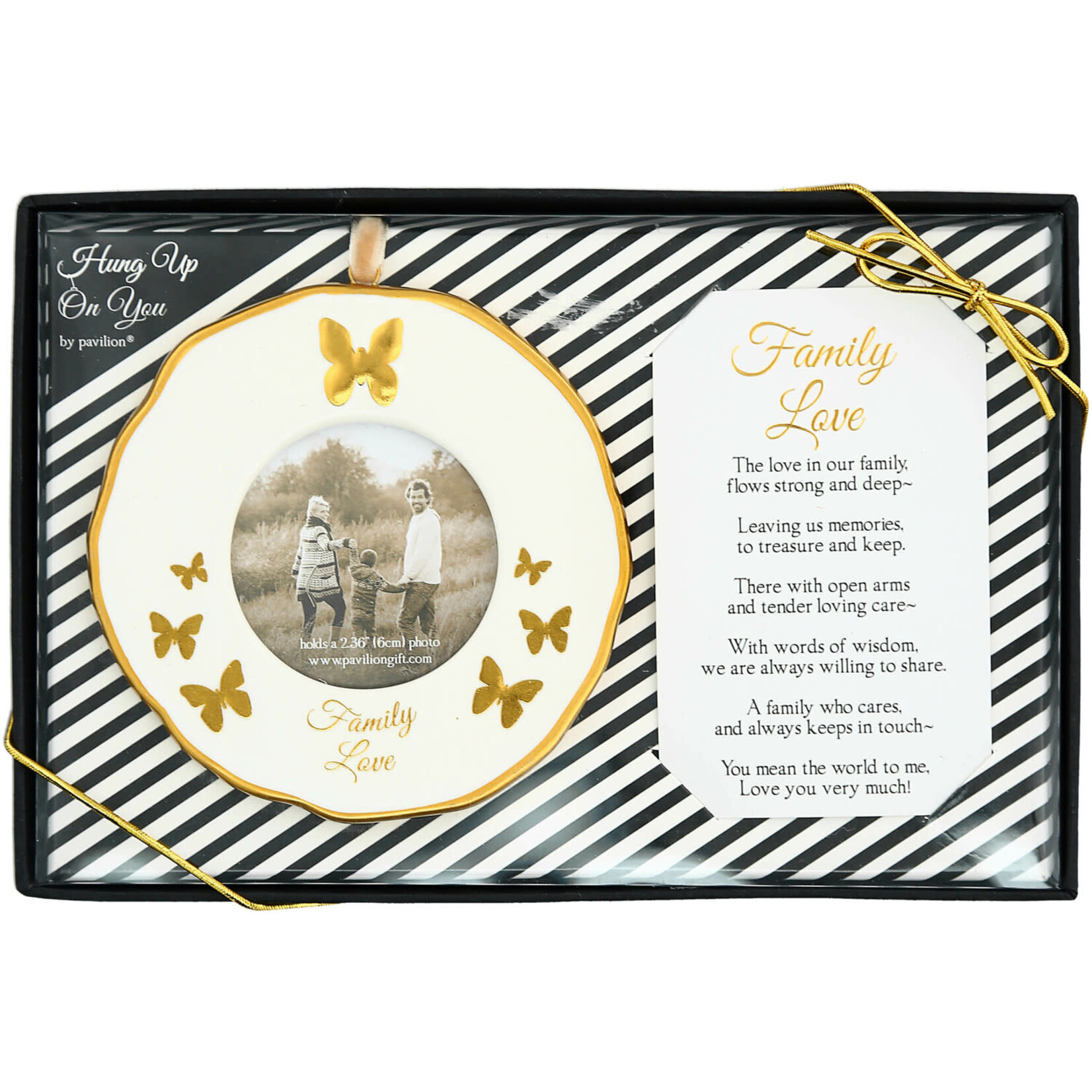 Pavilion Family Love Frame Ornament
