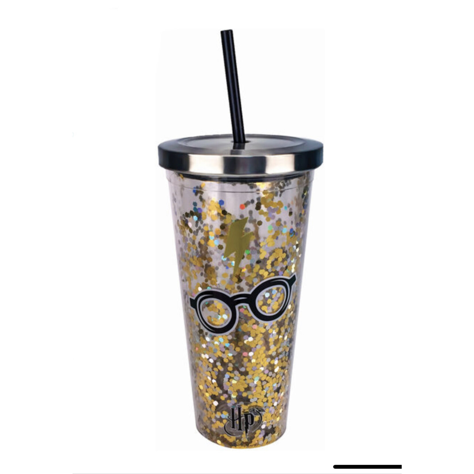 Spoontiques Harry Potter Glitter Cup w/ Straw
