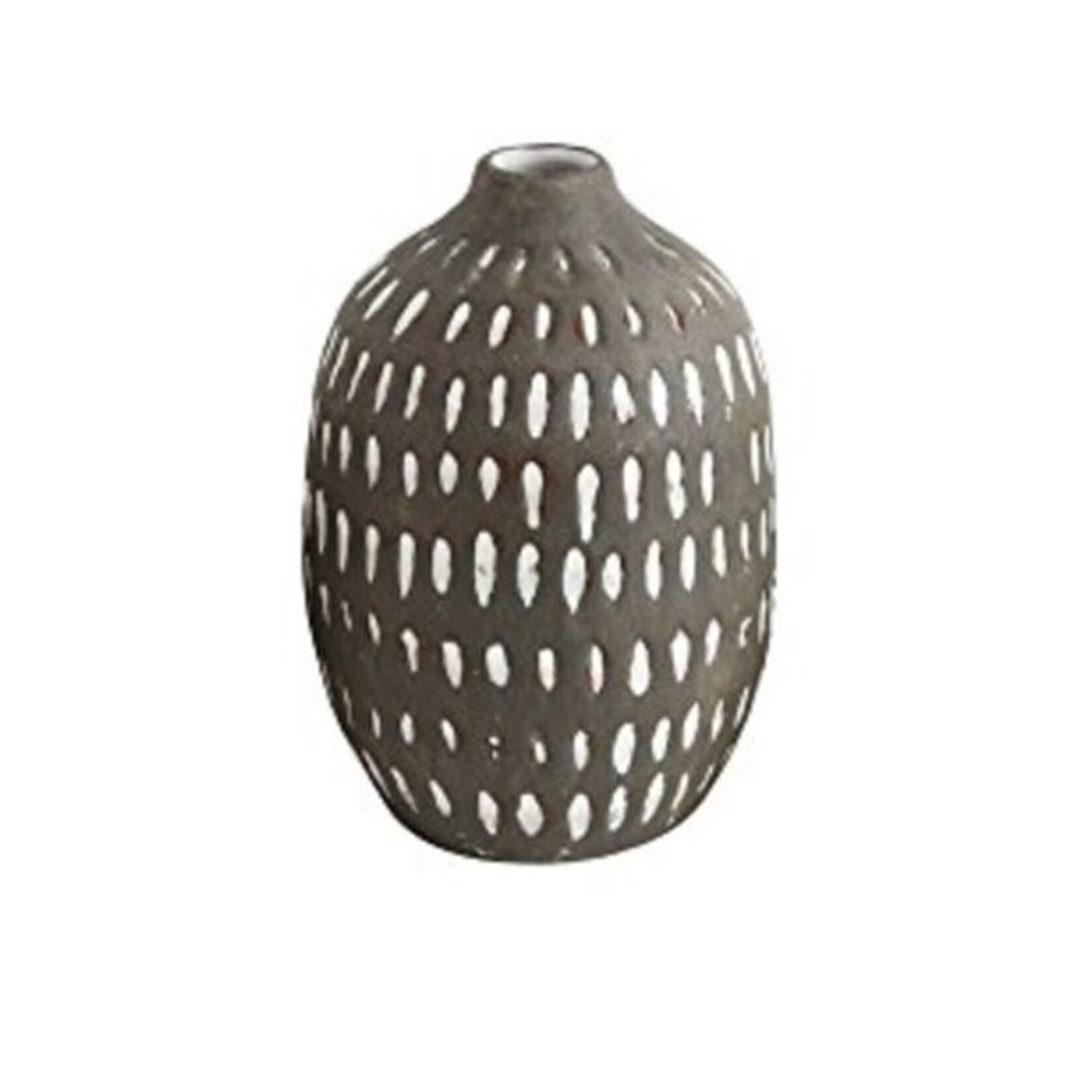 Creative Co-op Terra Cotta Hand Painted Vases