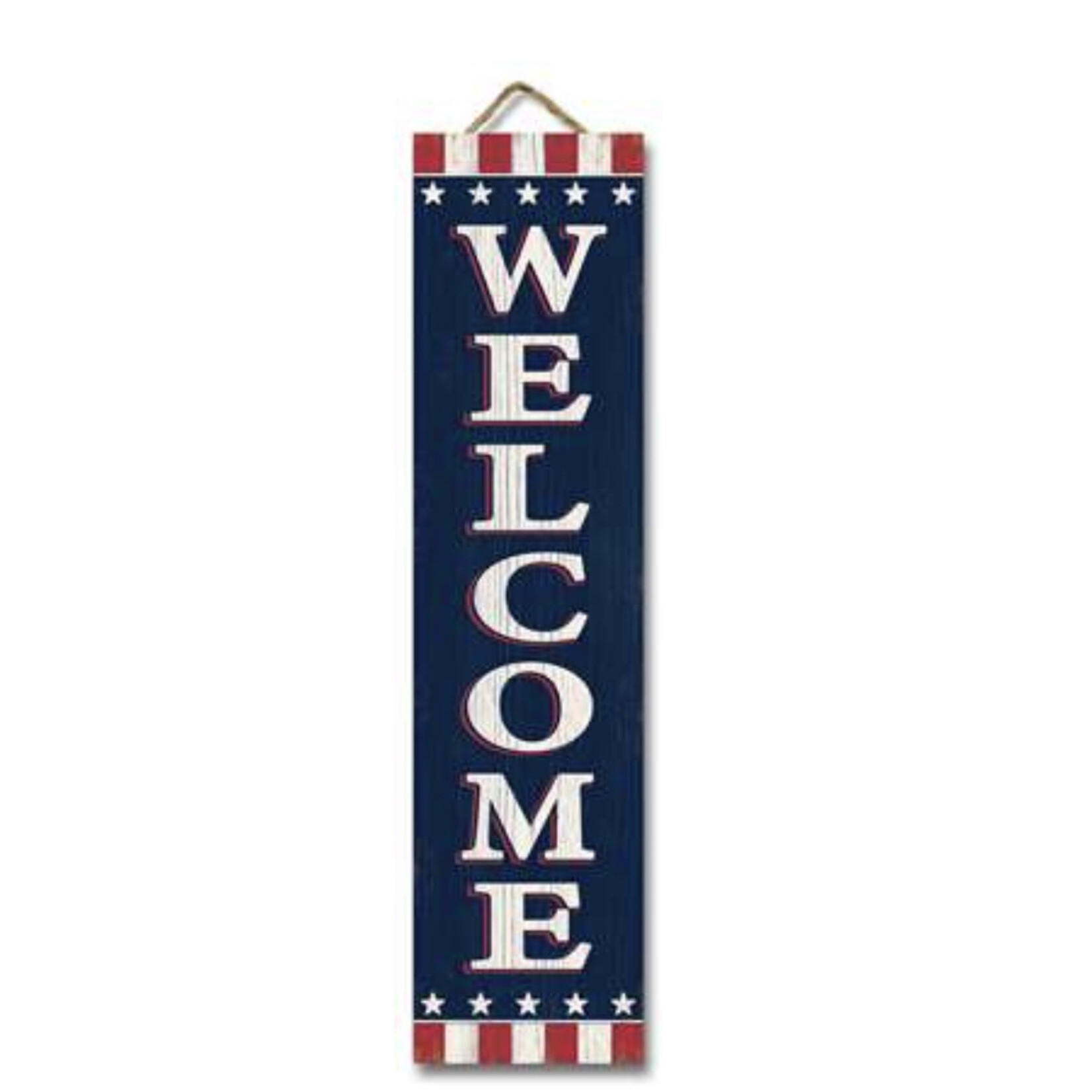 My Word! Welcome Patriotic Stand Out Tall Sign