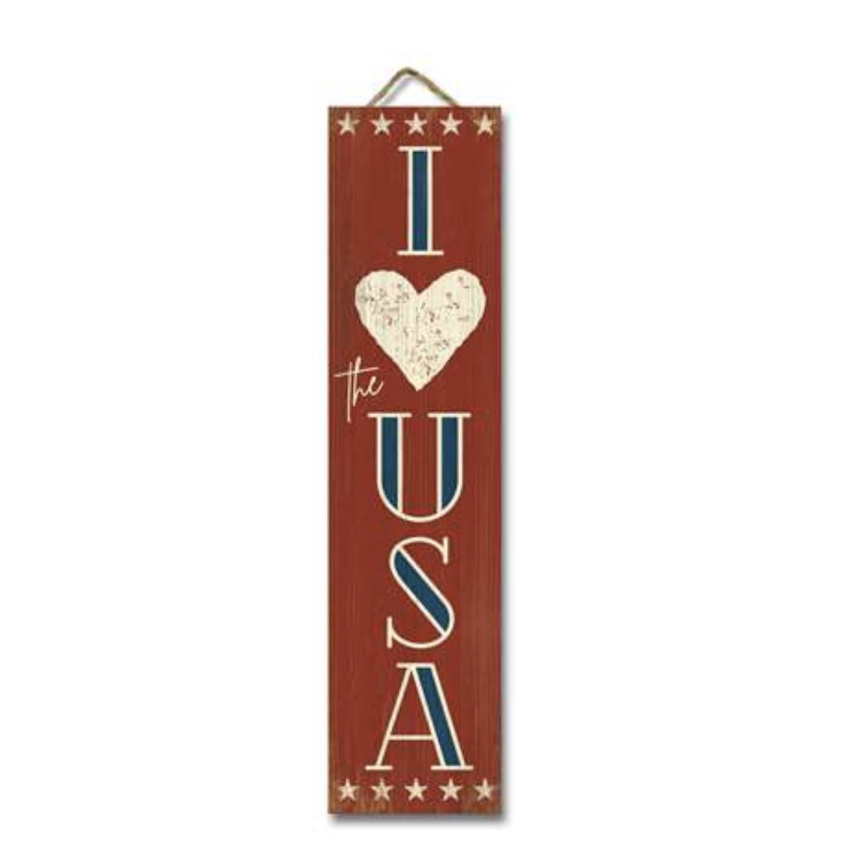 My Word! I Love the USA Stand Out Tall Sign