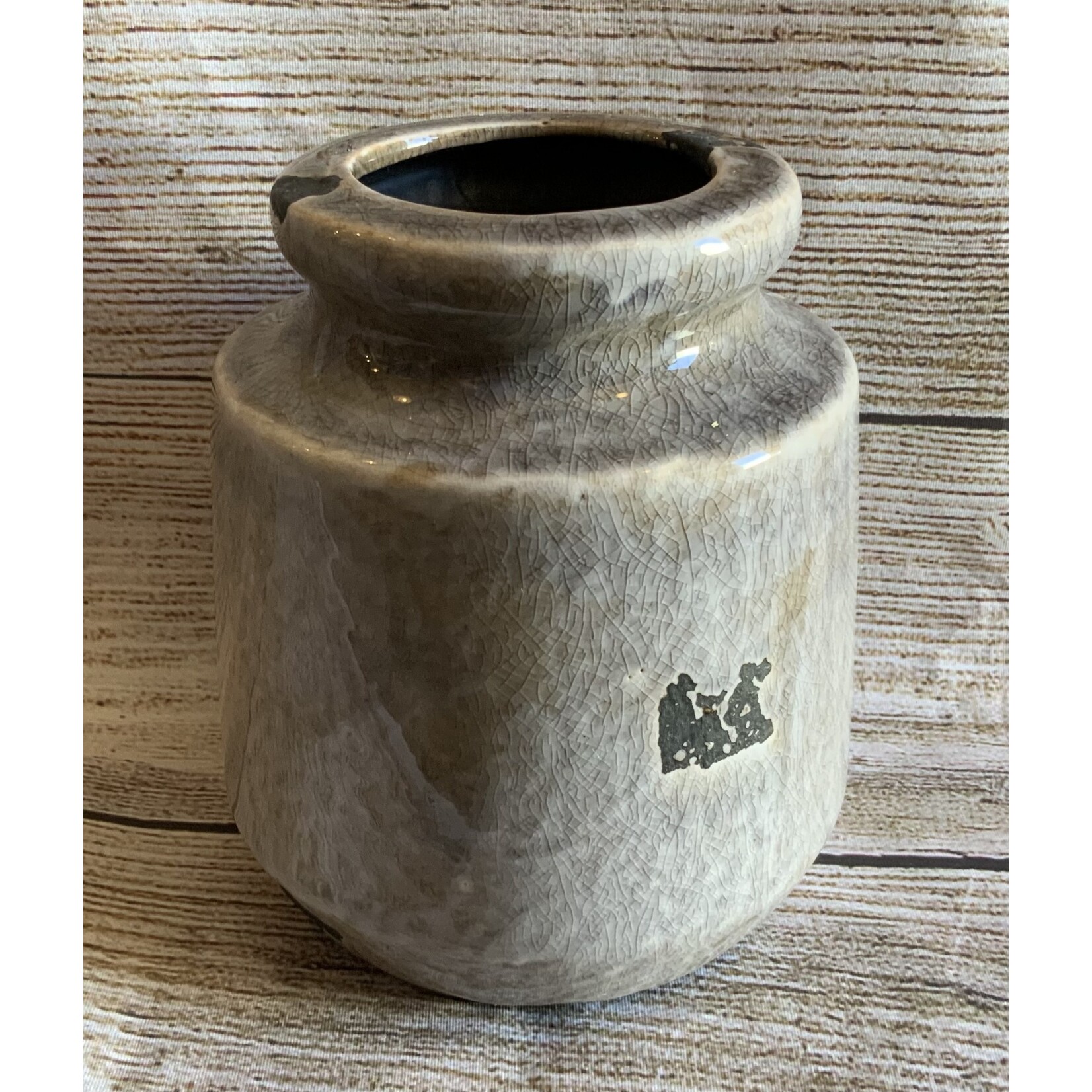 Melrose Gray Stoneware Vase