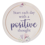 Ganz Start Each Day With a Positive Thought Car Coaster