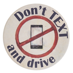Ganz Don’t Text and Drive Car Coaster
