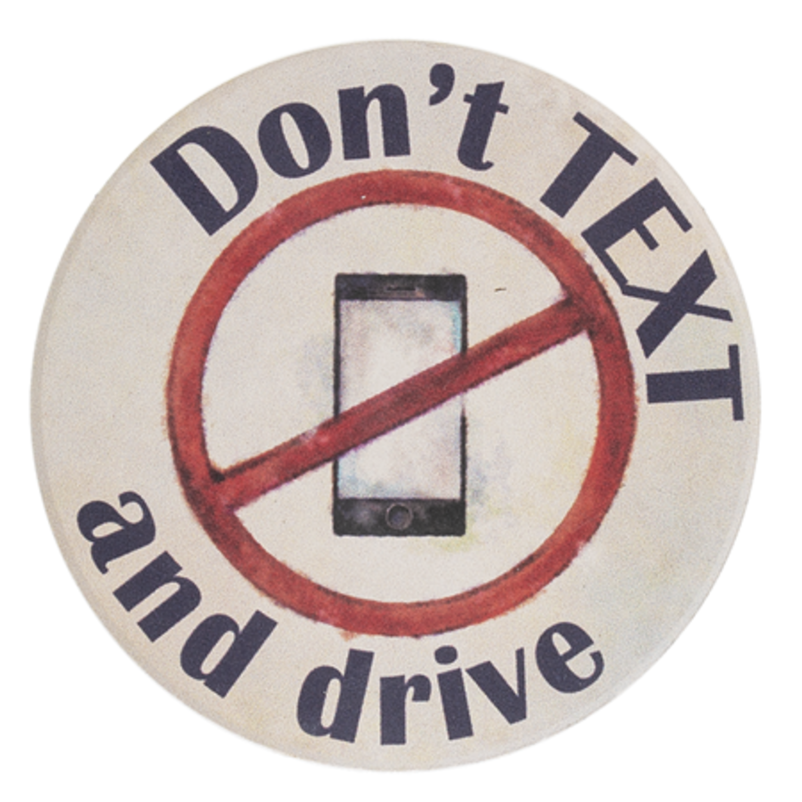 Ganz Don’t Text and Drive Car Coaster
