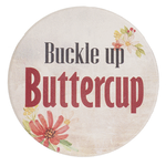 Ganz Buckle Up Buttercup Car Coaster