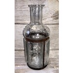 Gerson Bubble Glass Vase w/Metal