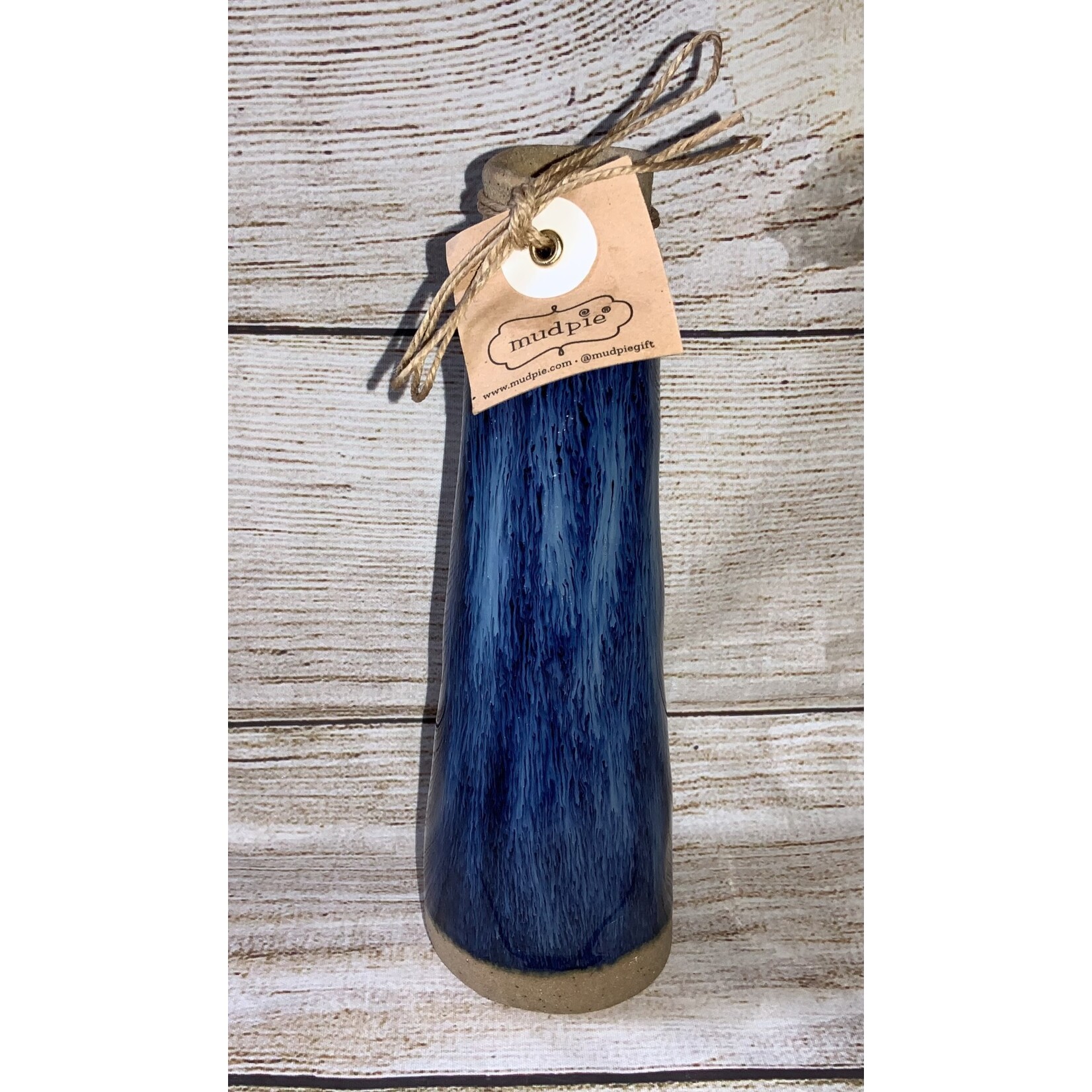 Mudpie Mudpie Blue Clay Bud Vase