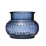 Creative Co-op Blue Hobnail Vase