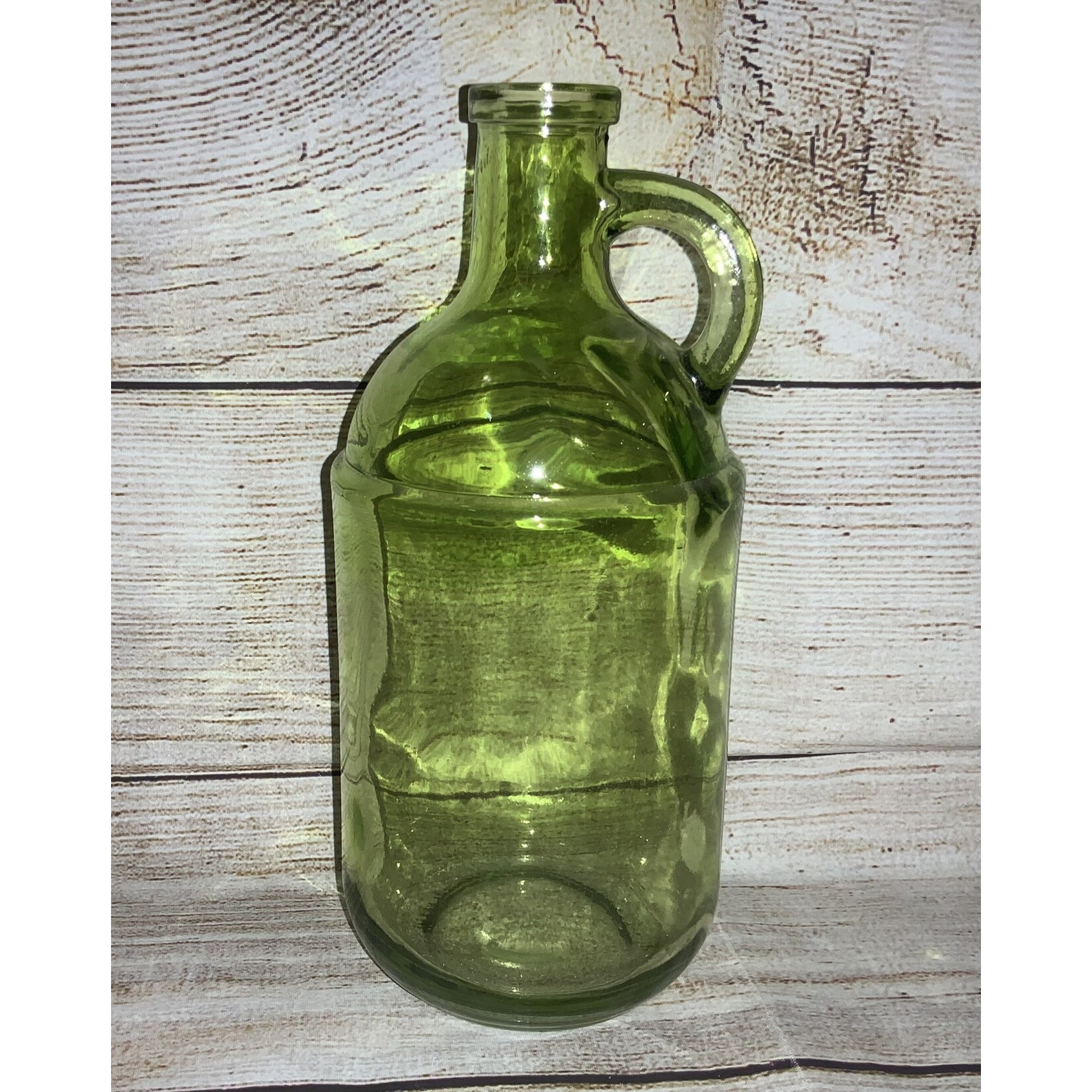 Melrose Clear Green Glass Jug