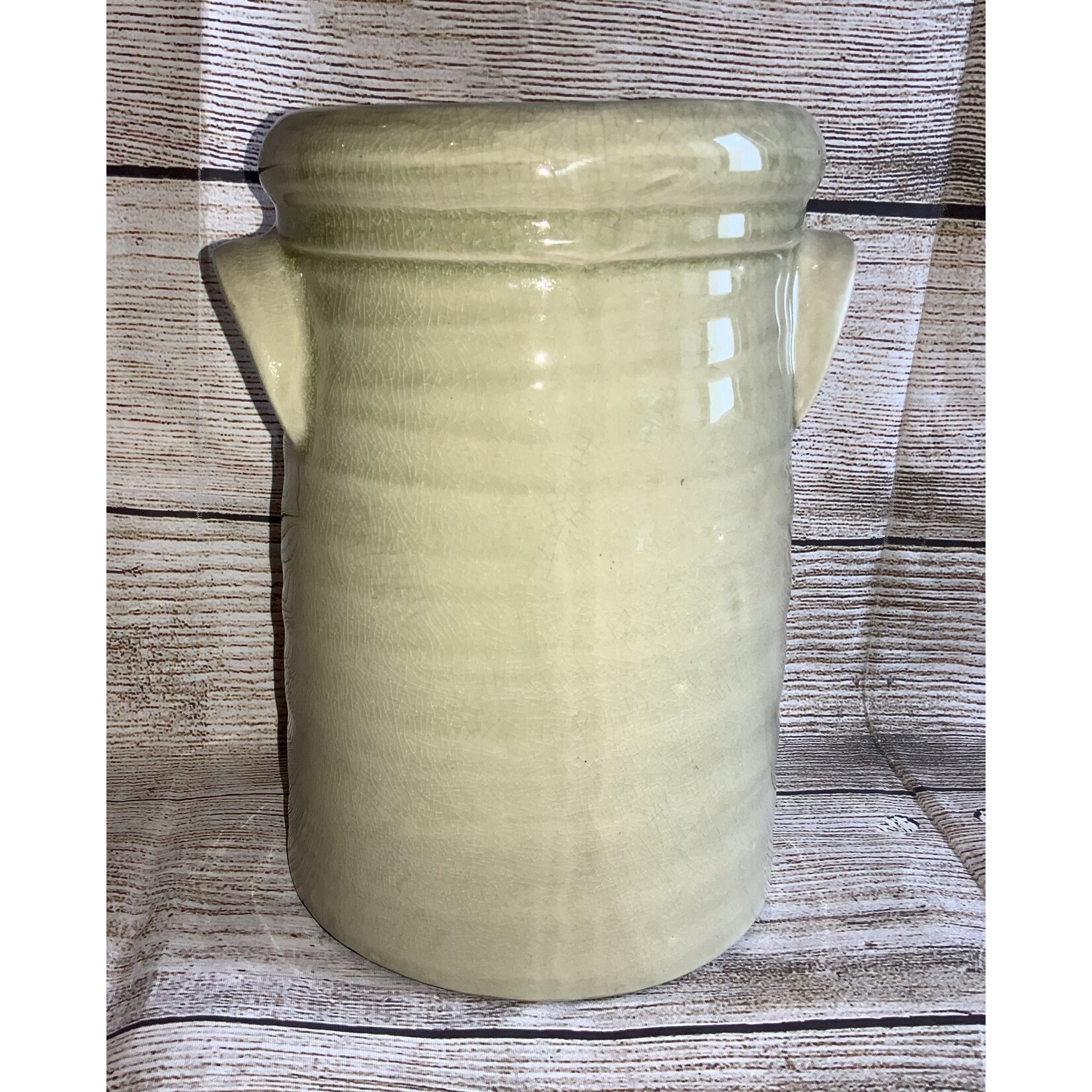Melrose Stoneware Green Vase