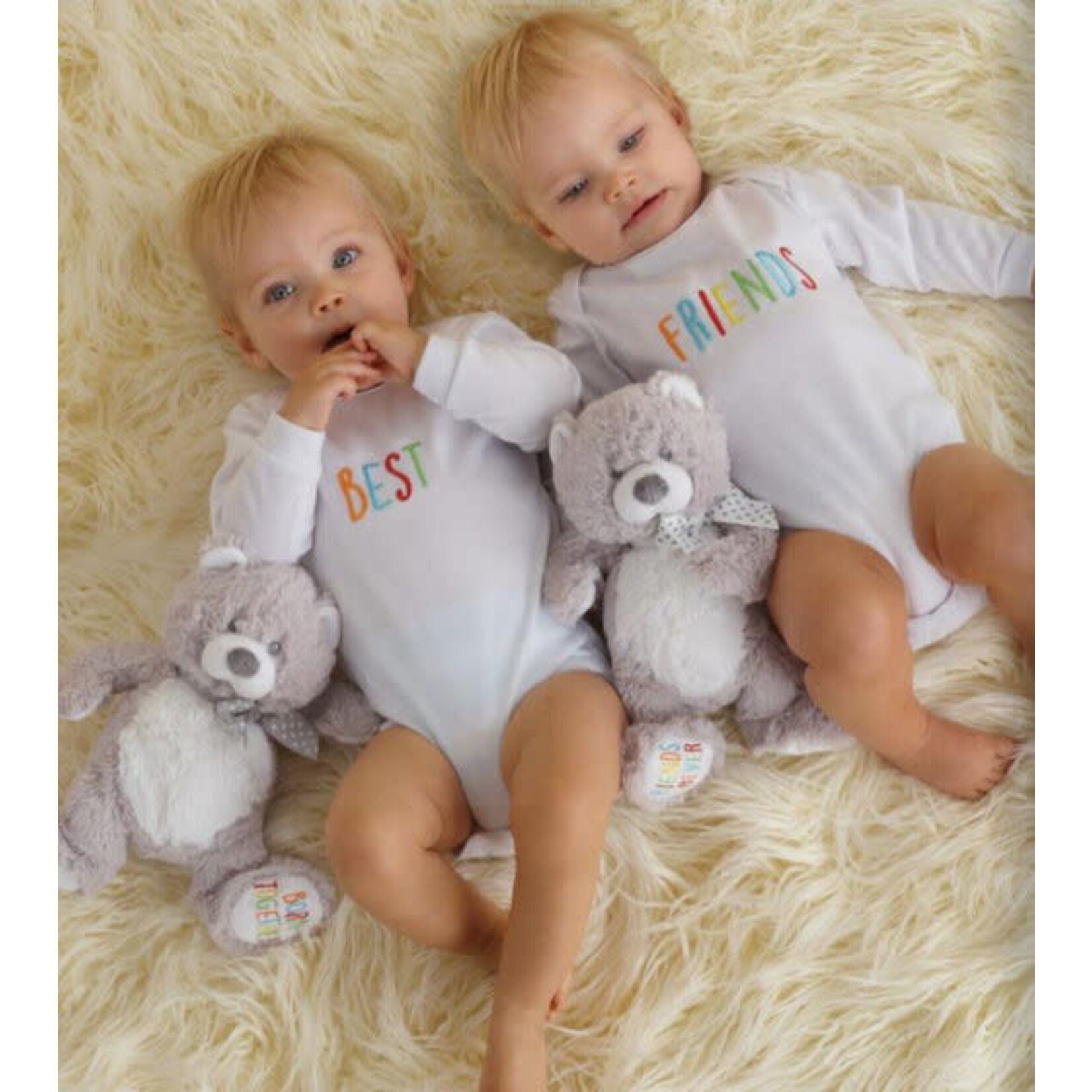 Ganz Baby Ganz Twins Long Sleeves Onesies-Best Friends