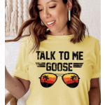 Kissed Apparel Kissed Apparel Talk to Me Goose Sunset Graphic Tee