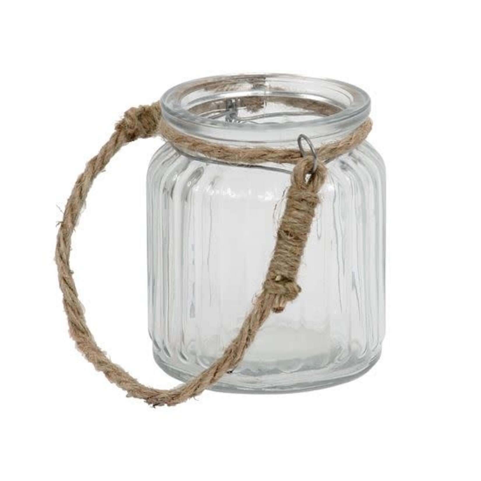 DEI Glass Jar w/Rope Handle