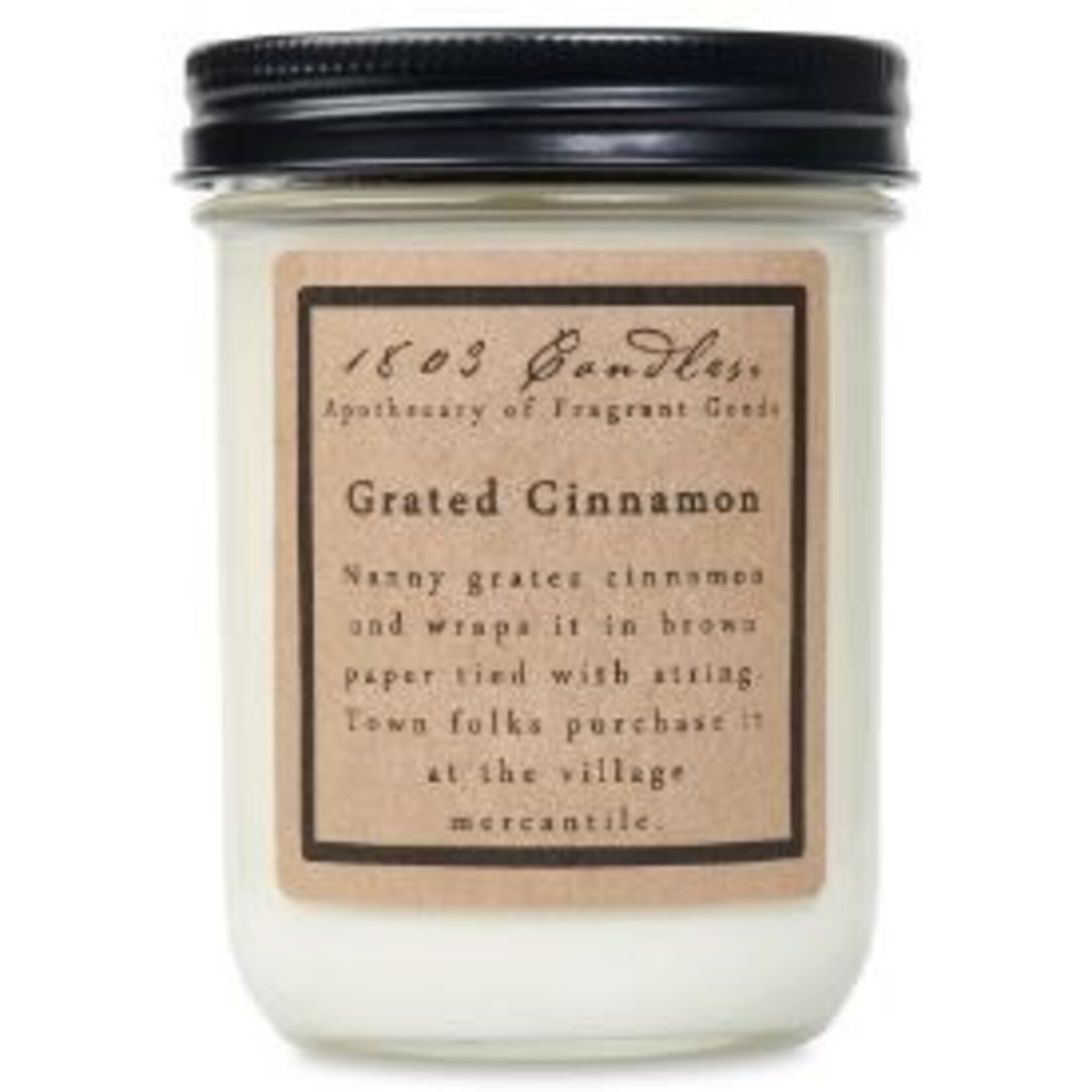 1803 1803 Grated Cinnamon Soy Jar Candle