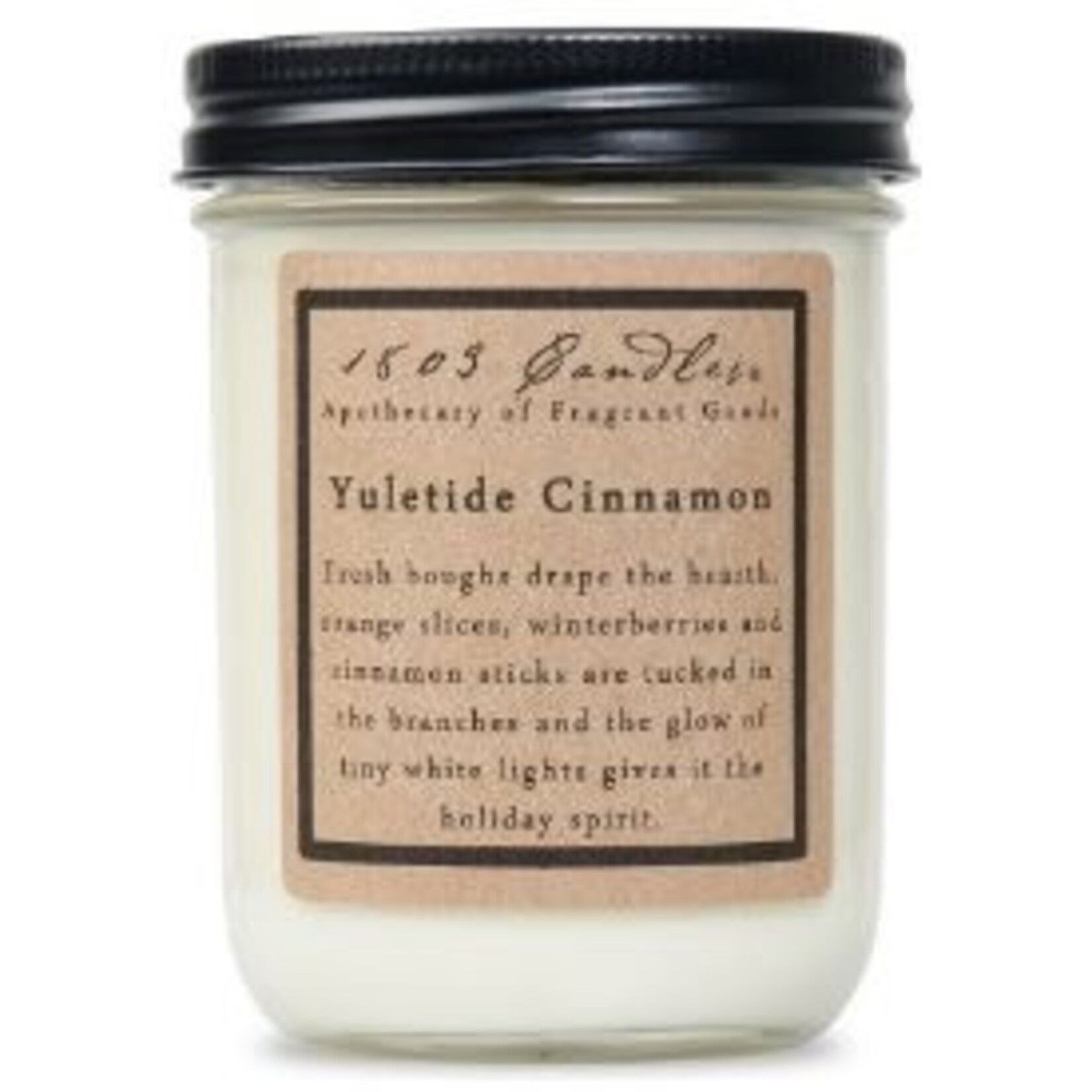 1803 1803 Yuletide Cinnamon Soy Jar Candle