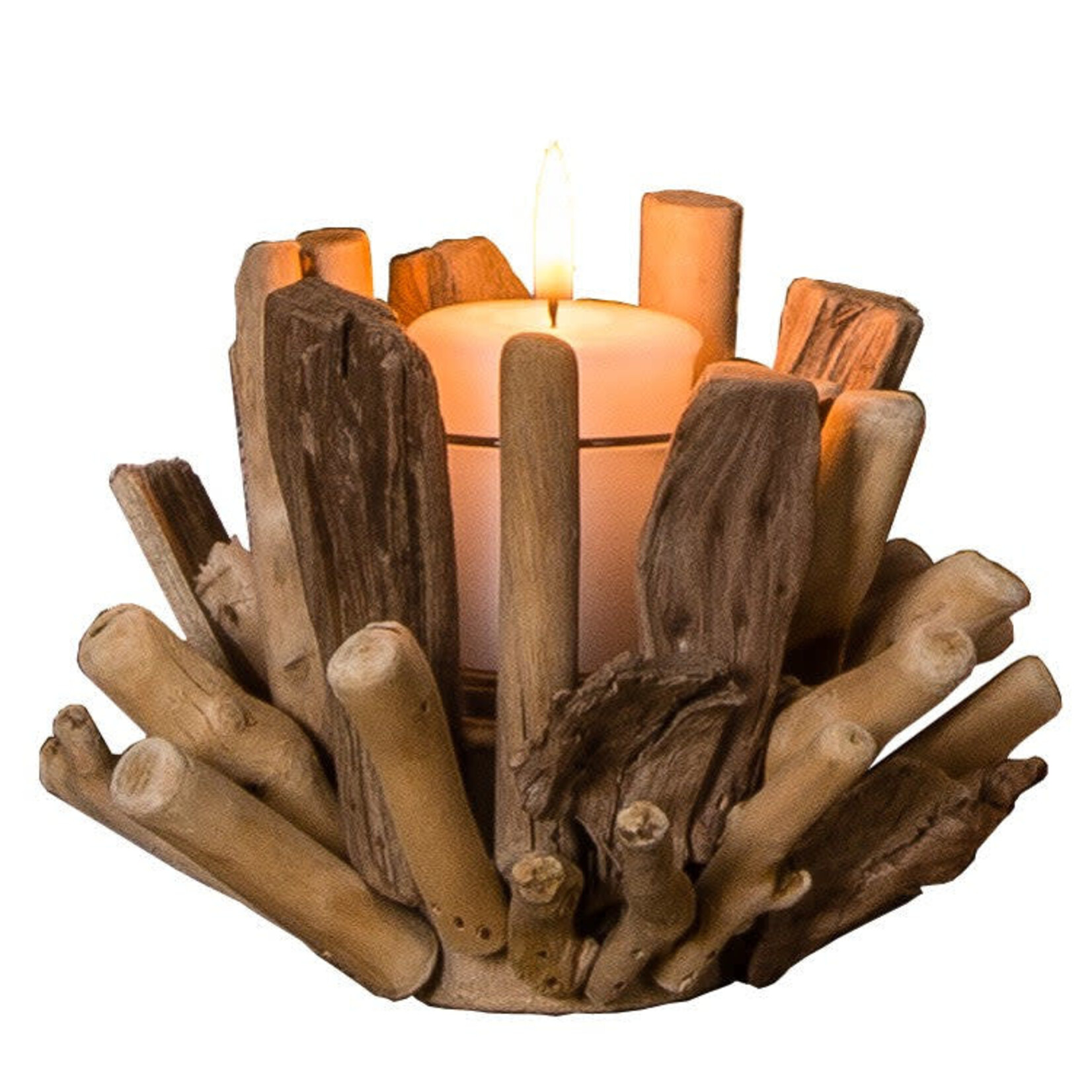 AGP Driftwood Tea light Holder