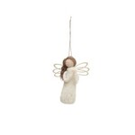 Creative Co-op Wool Felt Angel Ornament