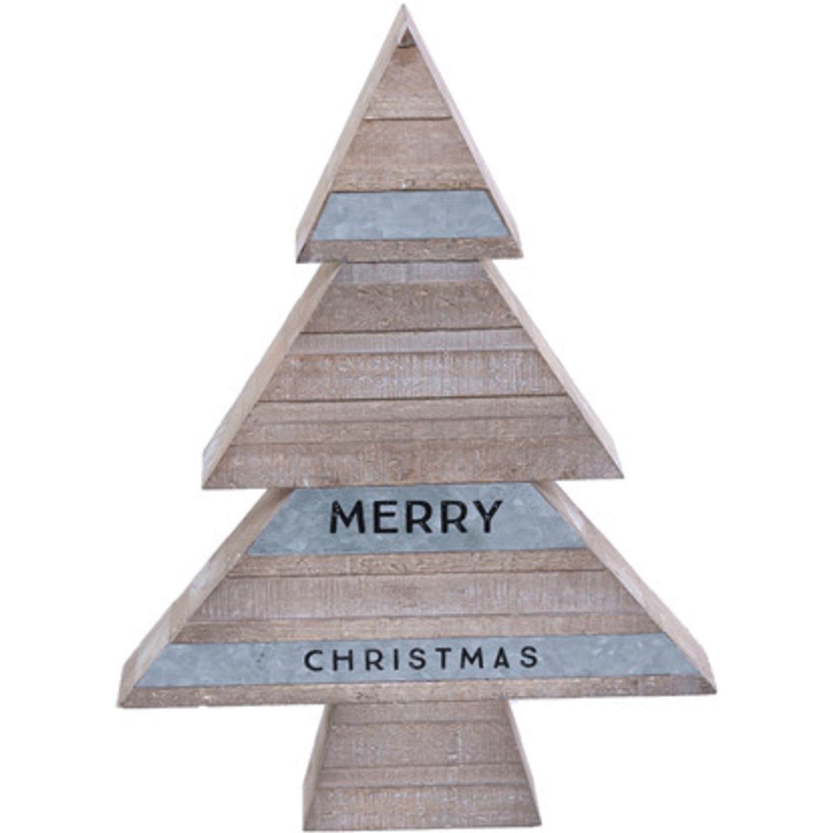 Special T Imports Wood Merry Christmas Block Tree
