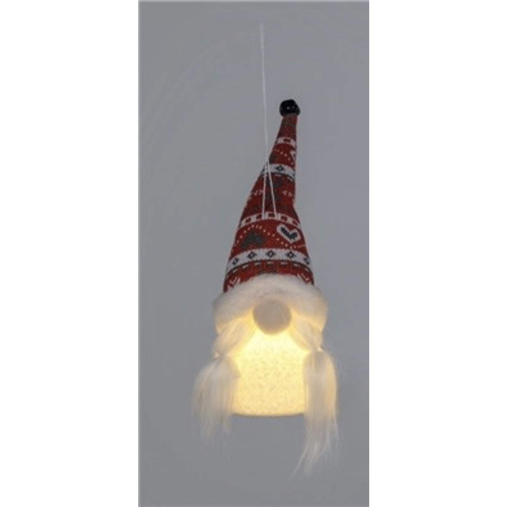 Special T Imports Plush Lighted Gnome Ornament