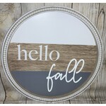 Special T Imports Round Wood Fall Sign
