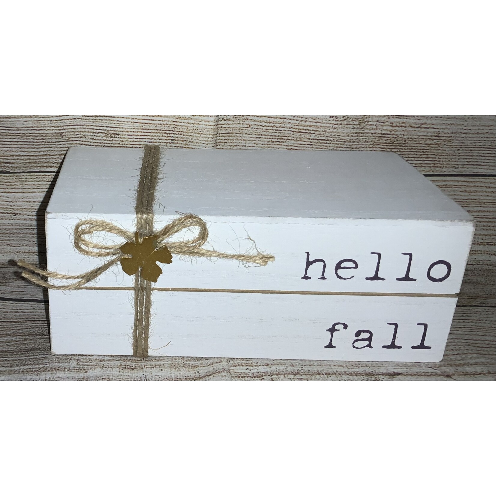 Special T Imports Wood Fall Block Sign