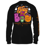 Simply Southern Simply Southern Boo Crew Long Sleeve Tee