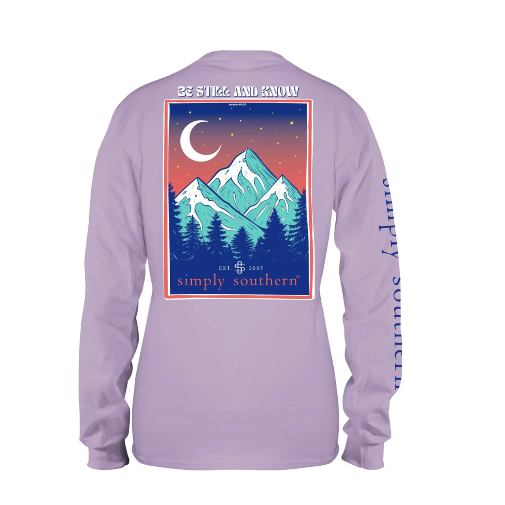 Simply Southern Simply Southern Be Still & Know Tee Size Small