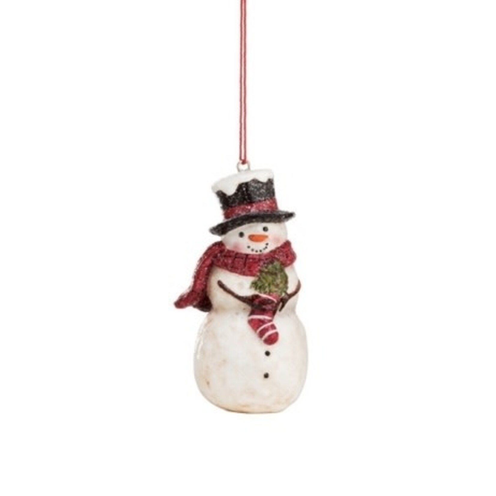 Demdaco Glitter Snowman Ornament