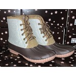 Simply Southern Simply Southern Quilted Duck Boots Gray