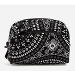 Vera Bradley Vera Bradley Medium Cosmetic Black Bandana Medallion