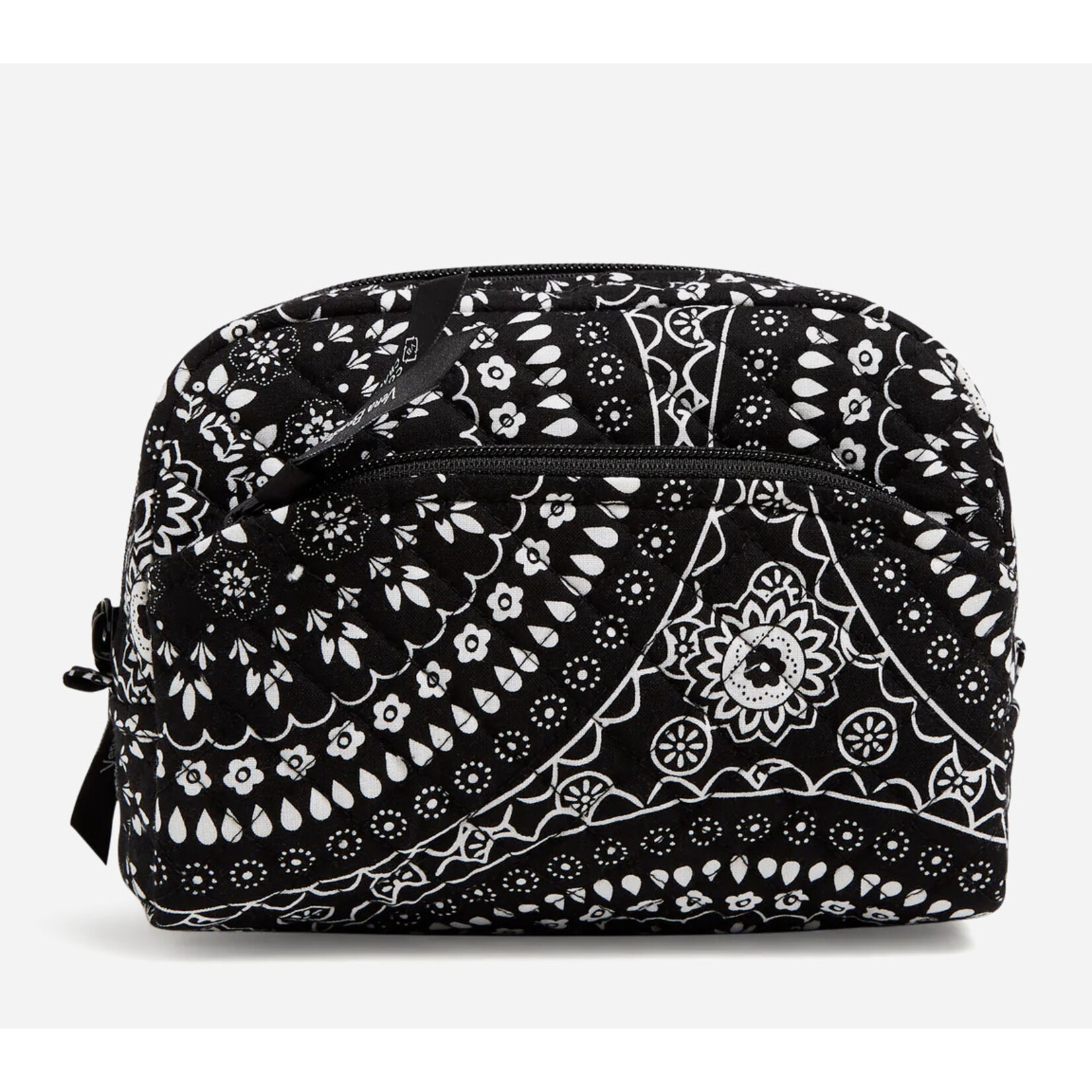 Vera Bradley Vera Bradley Medium Cosmetic Black Bandana Medallion