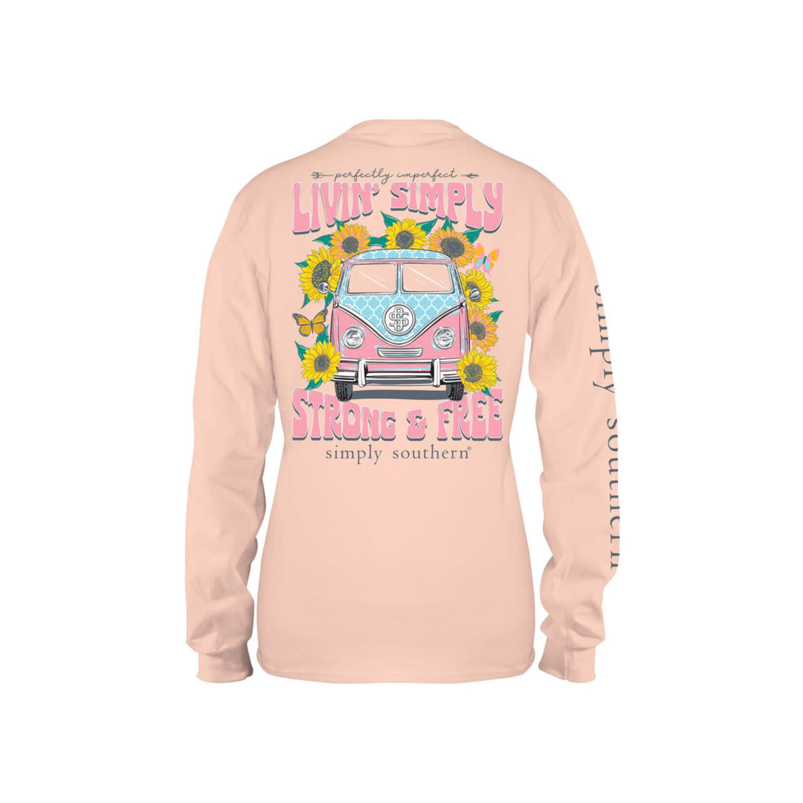 Simply Southern Simply Southern Long Sleeve Livin Simply Tee