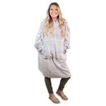 Simply Southern Simply Southern Gray Hoodie Poncho