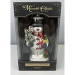 Demdaco Demdaco Blown Glass Snowman Ornament