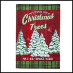 Evergreen Christmas Tree Farm Garden Flag