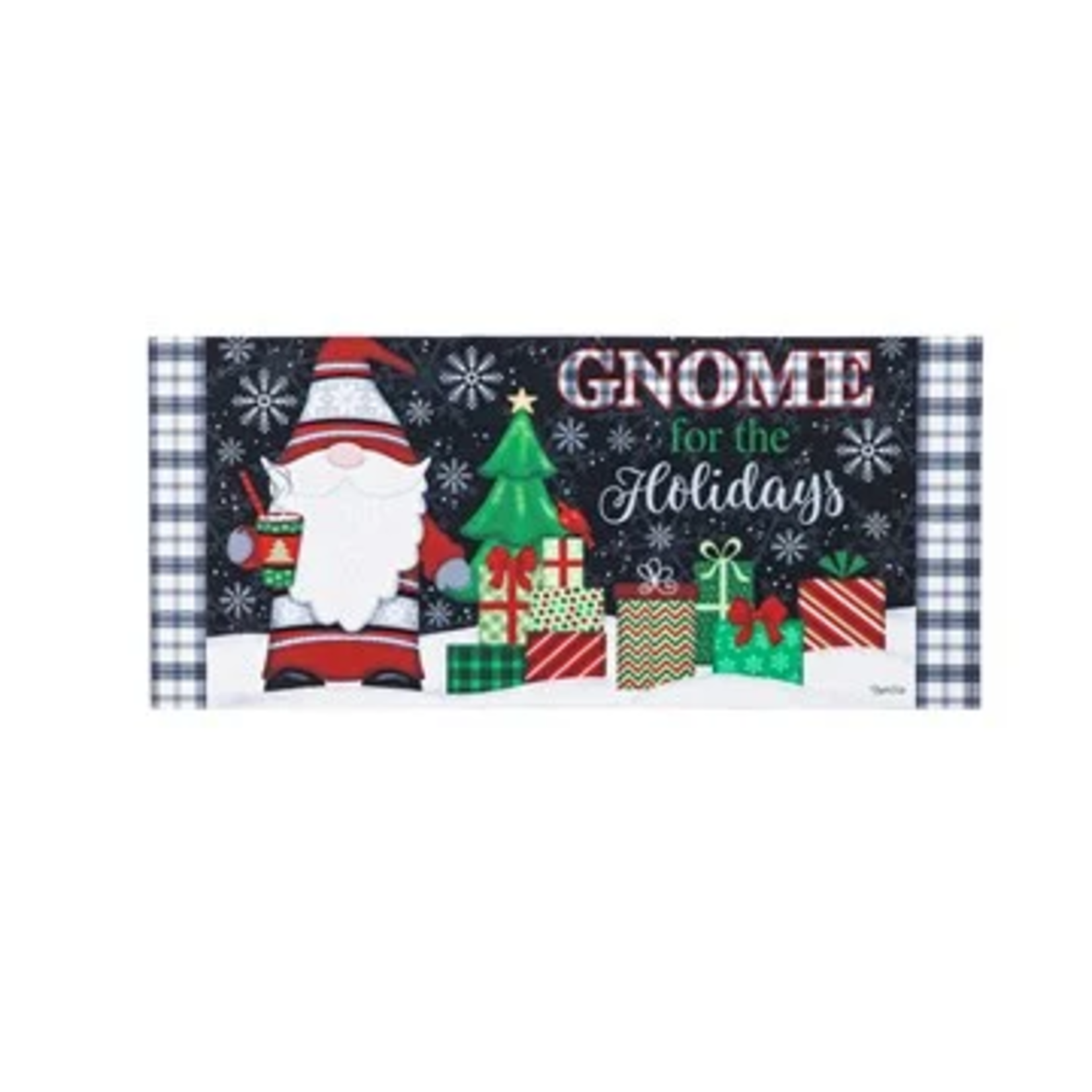 Evergreen Gnome for the Holidays Switch Mat