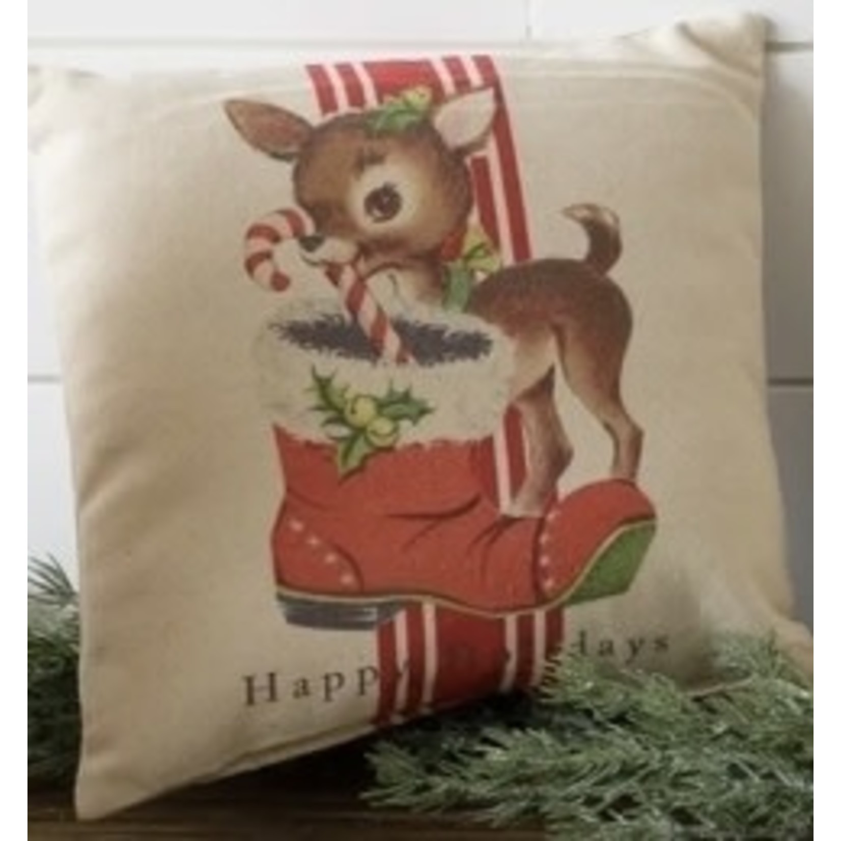 Audrey’s Vintage Christmas Mini Pillow