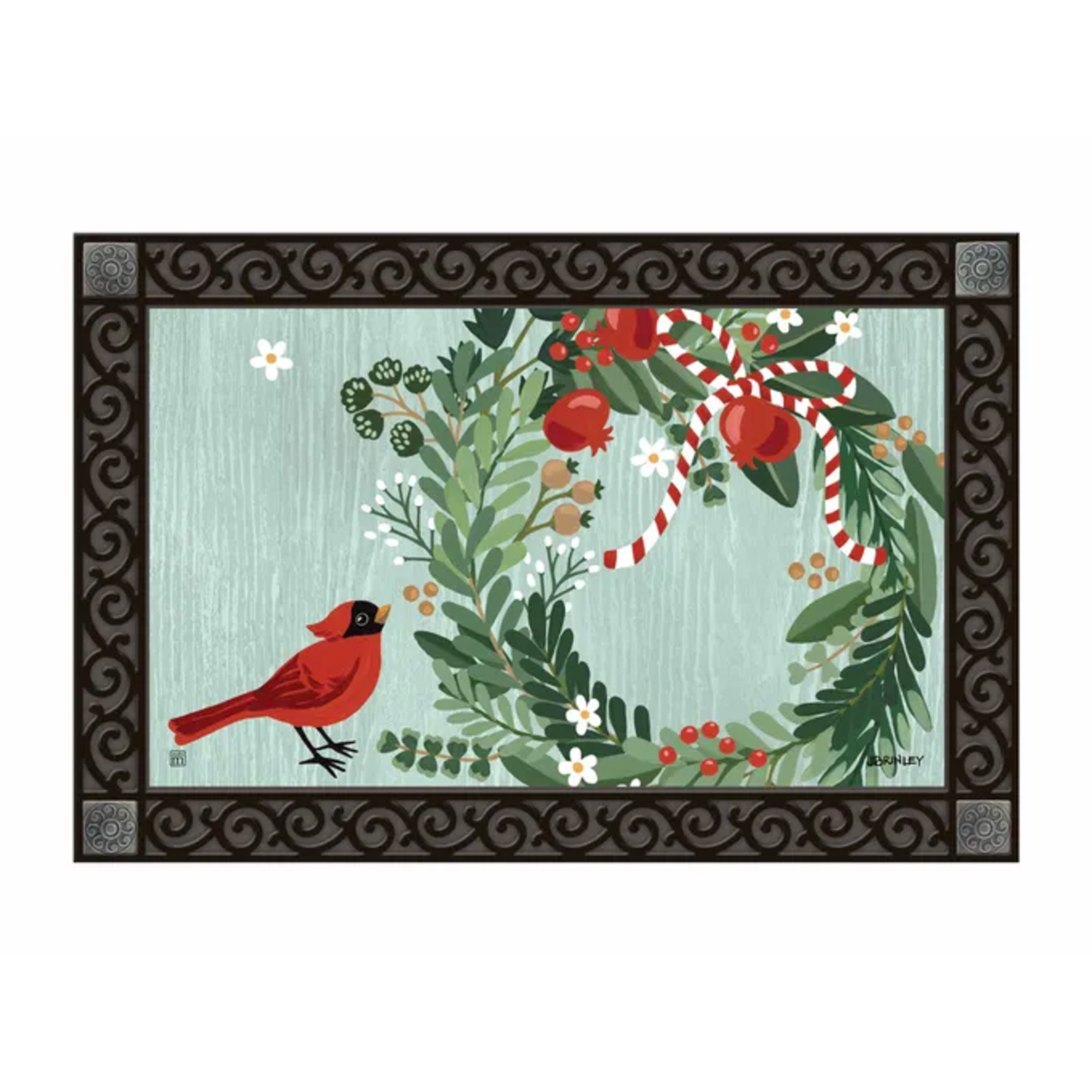 Studio M Cardinal Wreath MatMate