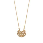 Whispers Whispers Gold Fern Dangle Necklace WN004277