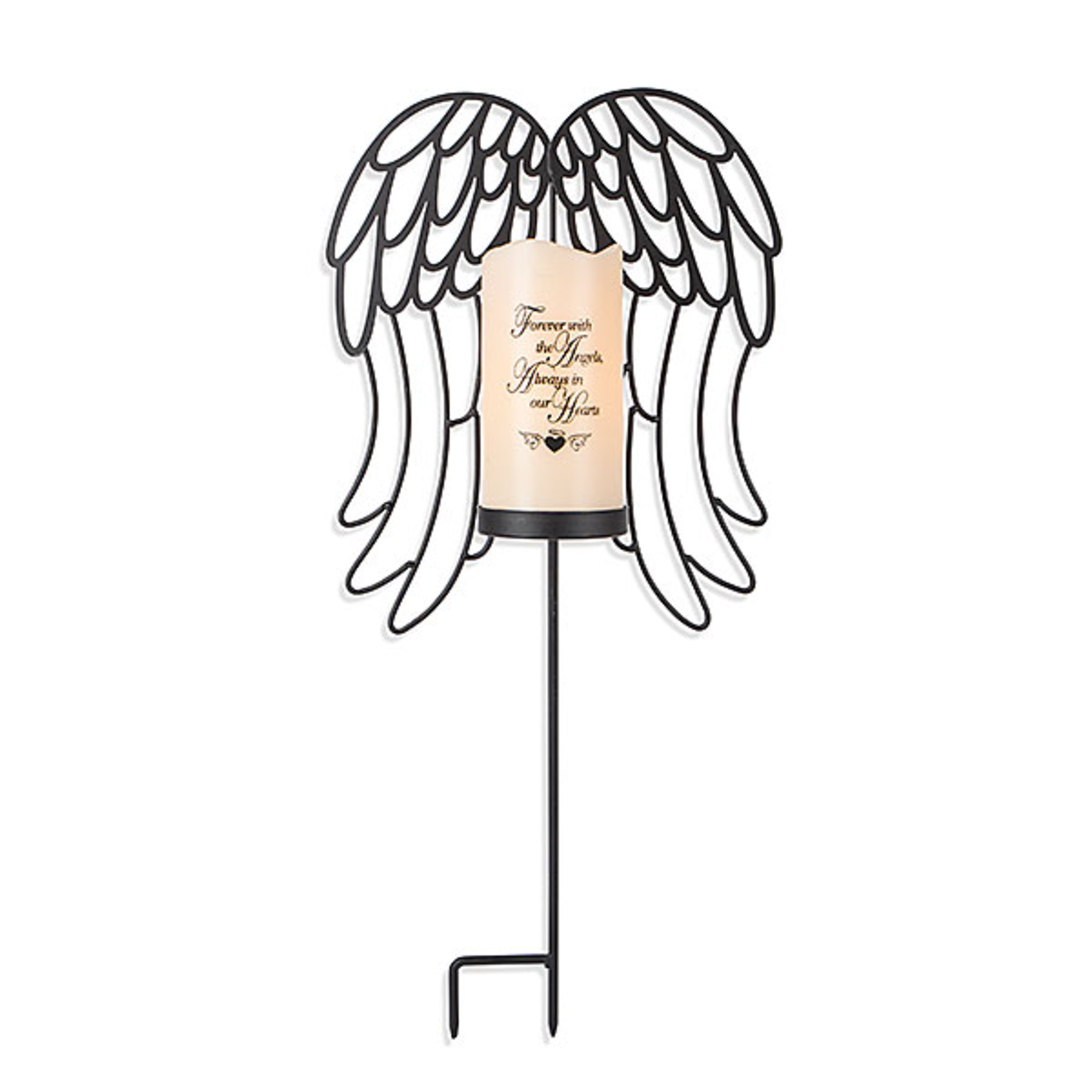 Gerson Forever w/the Angels Metal Wings Yard Stake