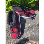 Gypsy Jazz Gypsy Jazz Mighty Red Black Fleece Lined High Top Booties