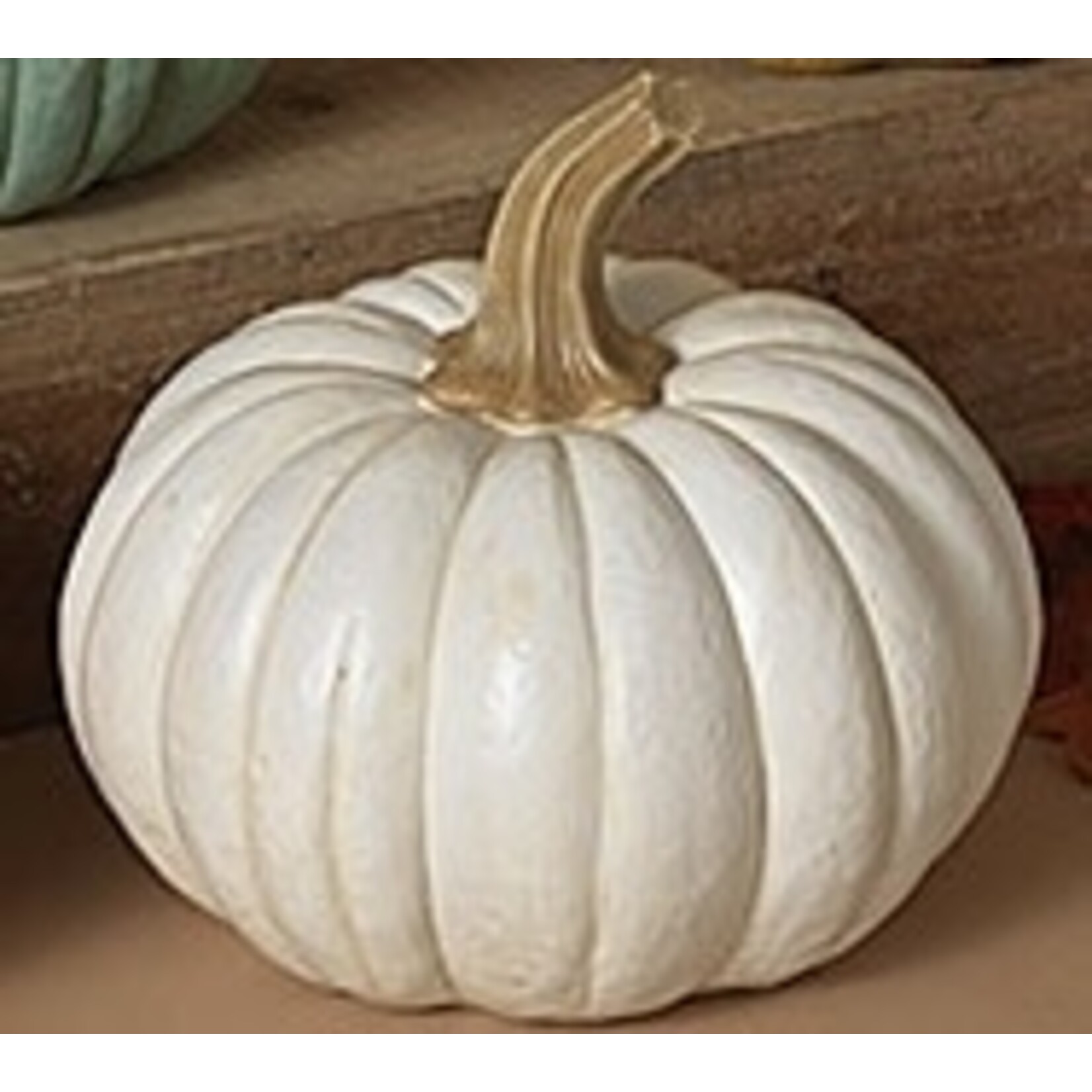 Gerson Resin Harvest Pumpkin Figurine