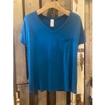 Sew in Love Sew in Love Short Sleeve Pocket Tee Teal