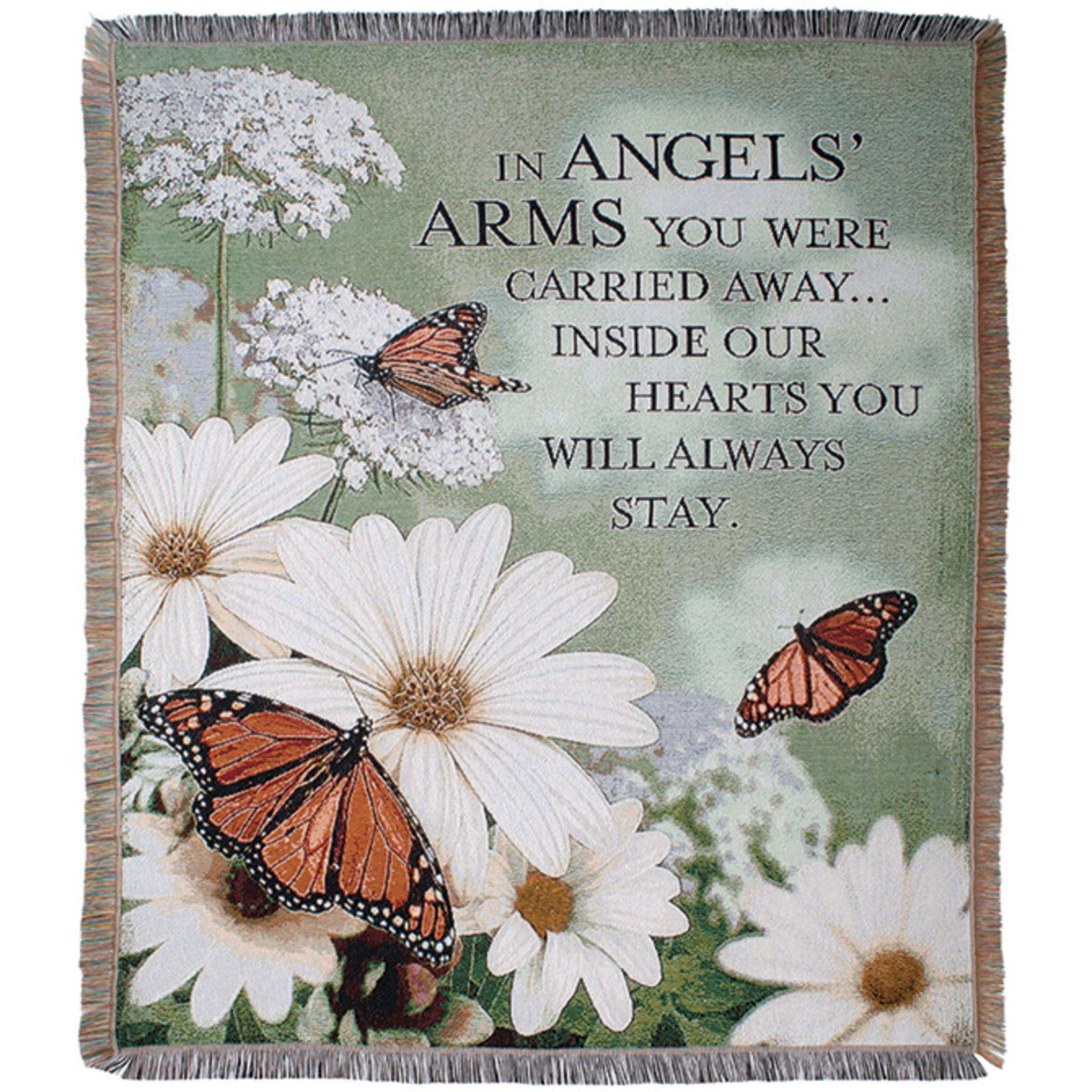 Carson Angel’s Arms Woven Tapestry Throw