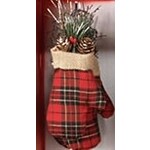 Gerson Plush Holiday Ornament